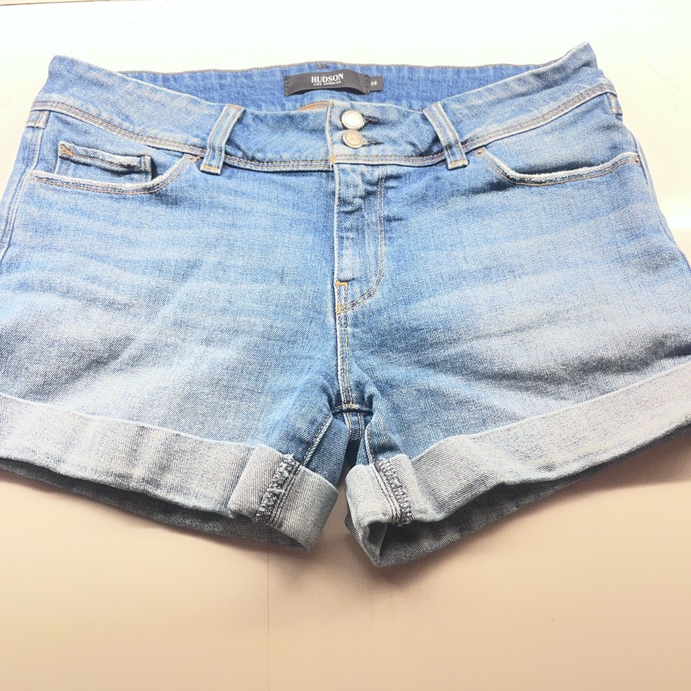 Hudson Jeans Croxley Women's Light Wash Denim Shorts